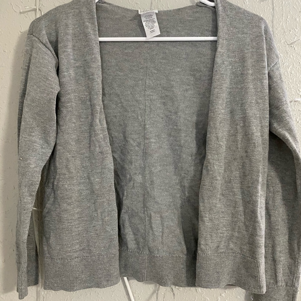 Grey cardigan